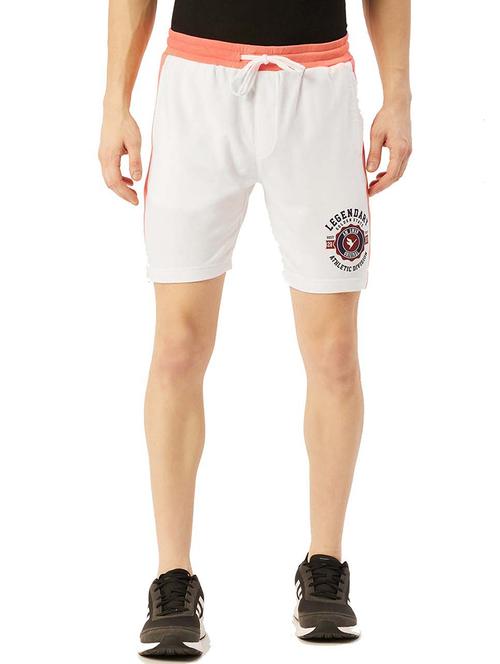 men mid rise color block shorts - 21636240 - Standard Image - 0