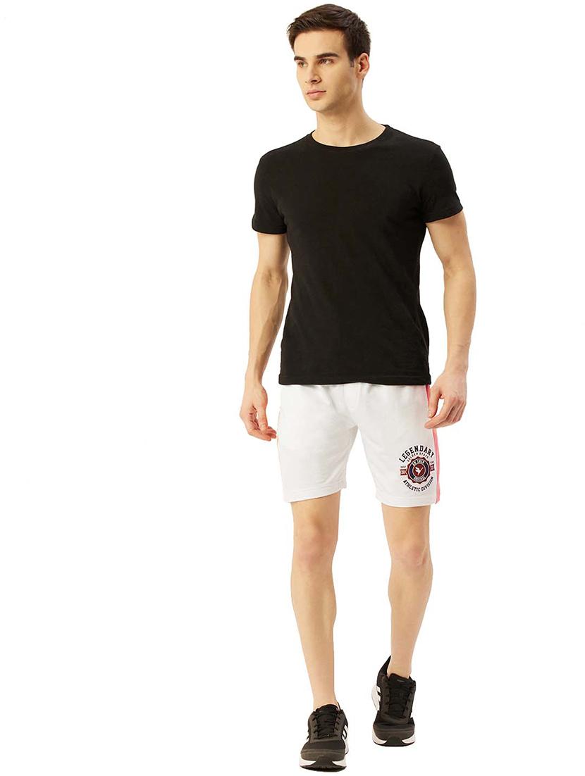 men mid rise color block shorts - 21636240 - Standard Image - 3