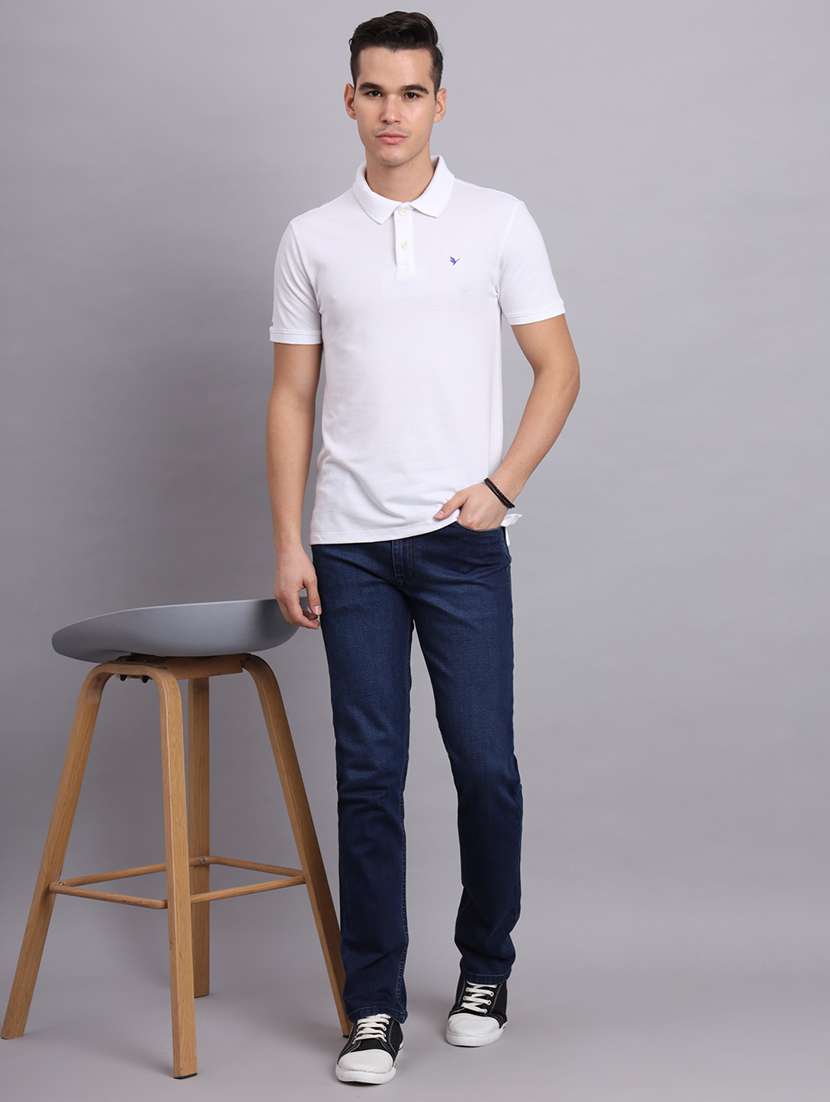 men mid rise denim plain jean - 21636253 -  Standard Image - 5