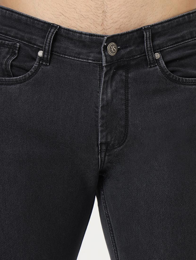men plain mid rise denim jeans - 21636274 - Standard Image - 5