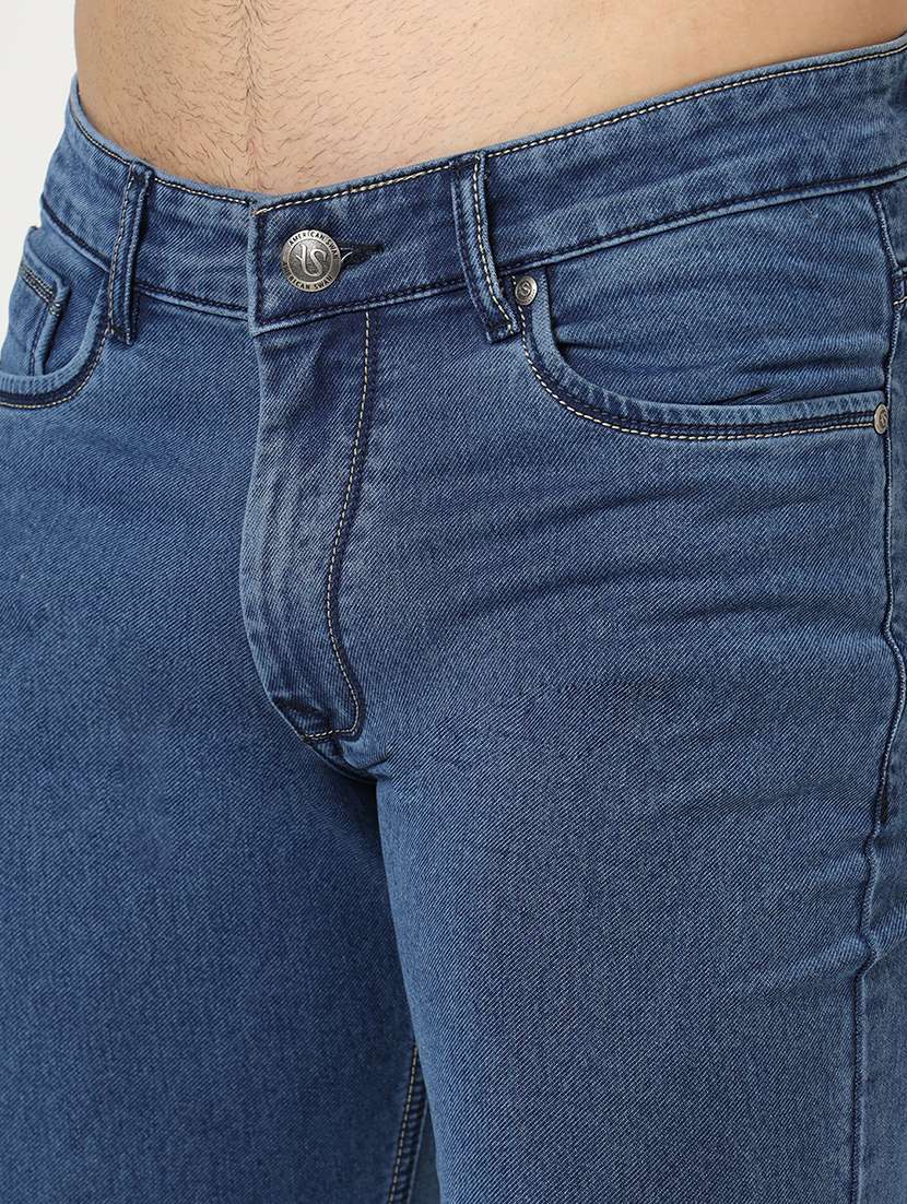 men denim full length plain jean - 21636276 -  Standard Image - 5