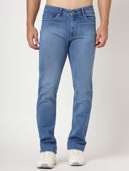 men denim full length plain jean - 21636284 -  Standard Image - 0