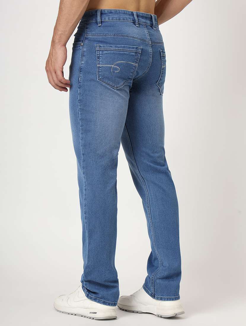 men denim full length plain jean - 21636284 -  Standard Image - 3