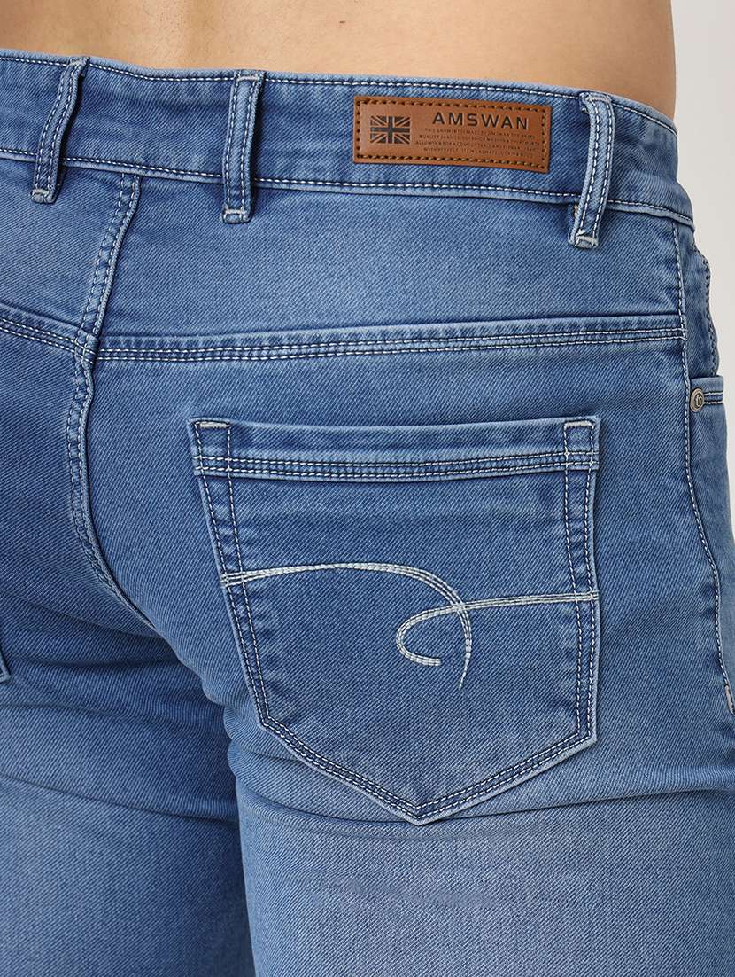 men denim full length plain jean - 21636284 -  Standard Image - 5