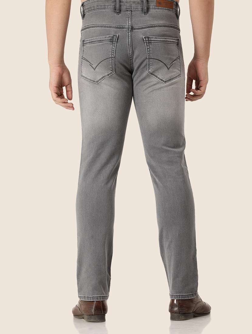 Men Plain Mid Rise Denim Jeans