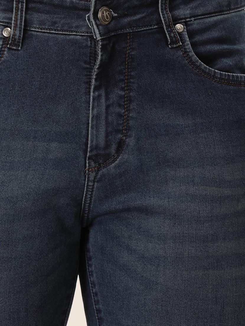 men plain mid rise denim jeans - 21636293 - Standard Image - 3