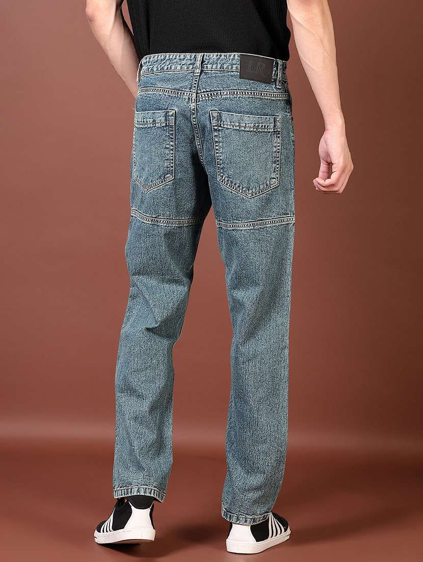 men solid mid rise regular fit cargo - 21636454 -  Standard Image - 3