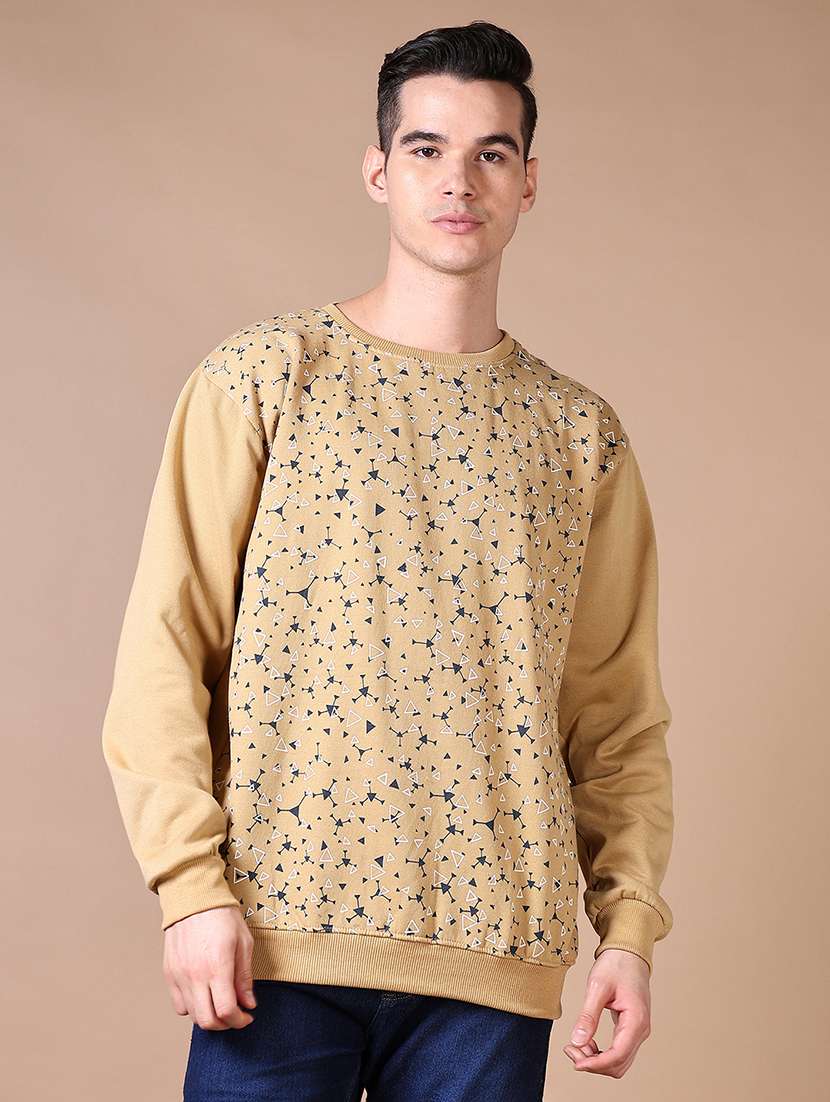 men long sleeve regular fit sweatshirt