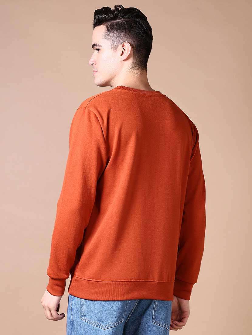 men front print long sleeves sweatshirt - 21636478 -  Standard Image - 3