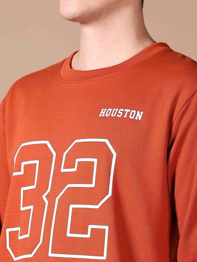 men front print long sleeves sweatshirt - 21636478 -  Standard Image - 5