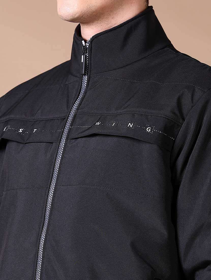 black cotton casual jacket - 21636487 -  Standard Image - 5