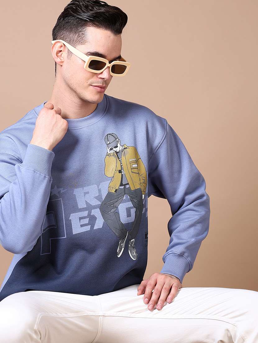 men long sleeve regular fit sweatshirt - 21636491 -  Standard Image - 3