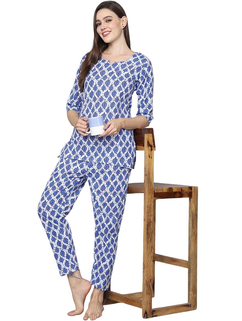 women printed cotton co-ord set - 21636603 -  Standard Image - 3