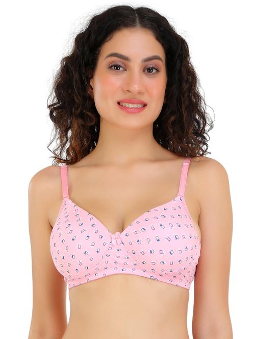 women printed full coverage t-shirt bra  - 21636612 -  Standard Image - 0