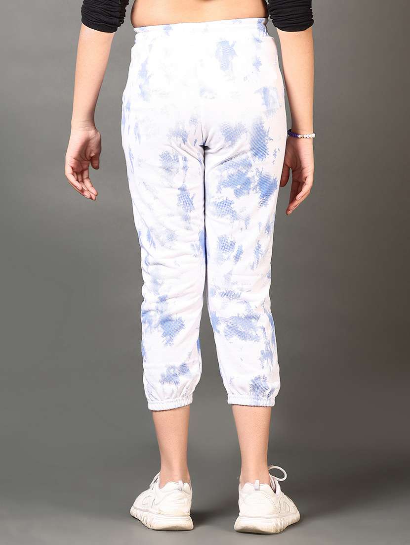 girls printed mid rise jogger - 21636962 -  Standard Image - 3