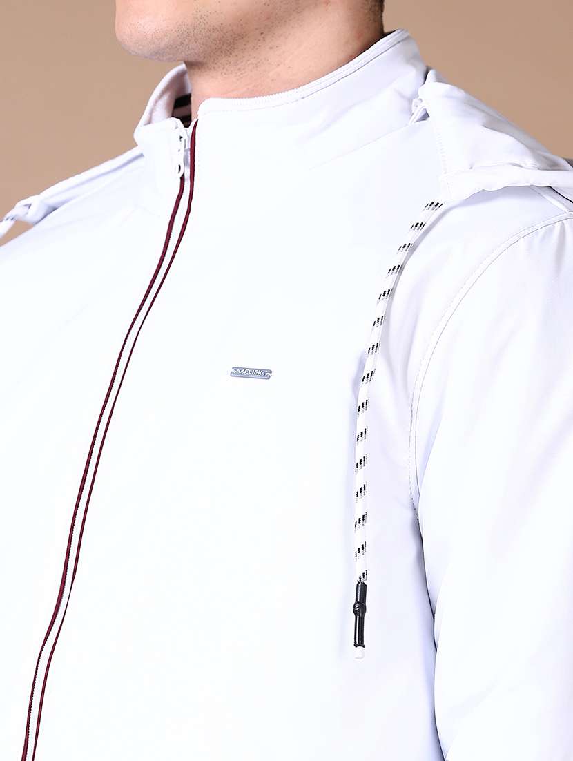 men solid long sleeve casual jacket - 21636971 -  Standard Image - 5