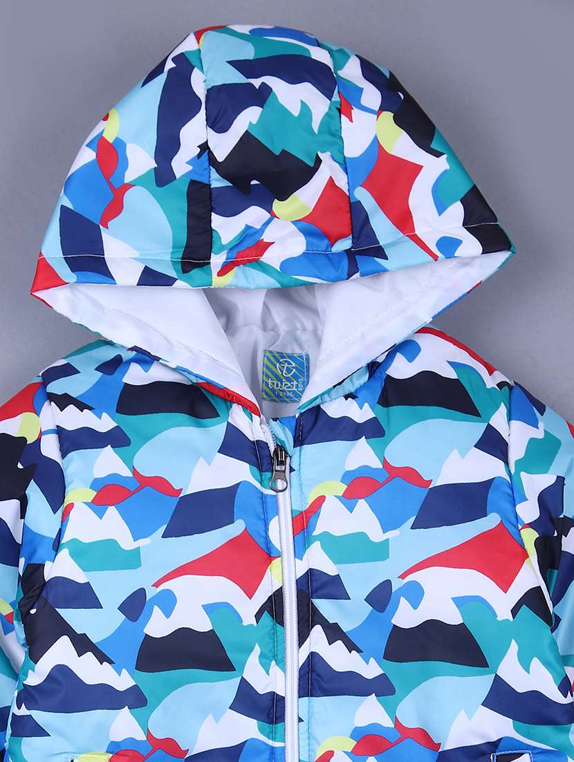 boys printed long sleeve jacket - 21636973 -  Standard Image - 3