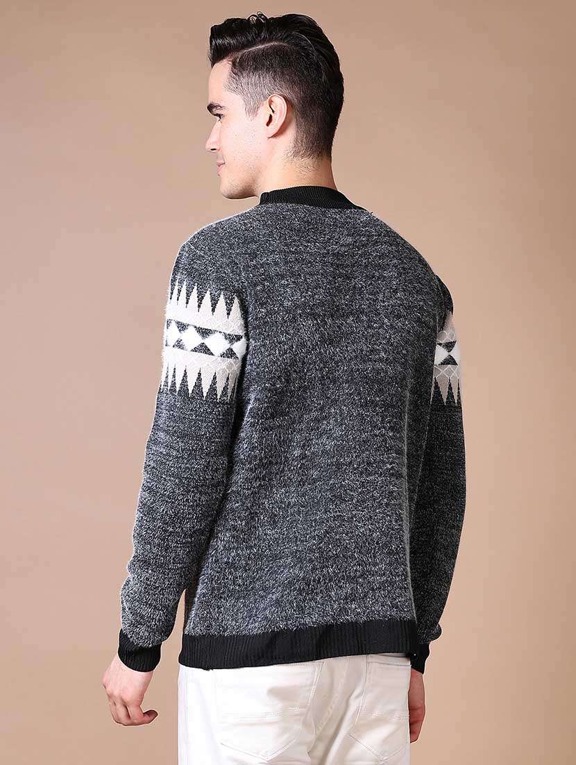 men chest print long sleeve pullover - 21637016 -  Standard Image - 3
