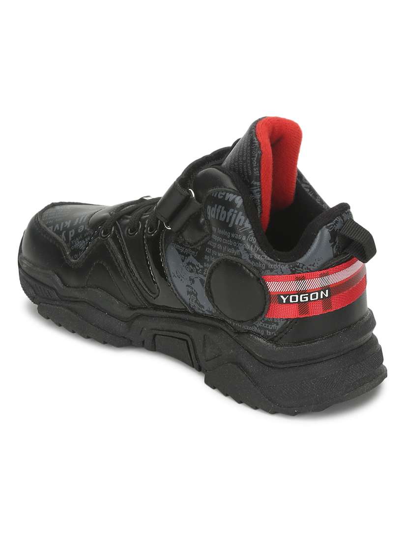 boy solid lace-up sneaker - 21638261 -  Standard Image - 3