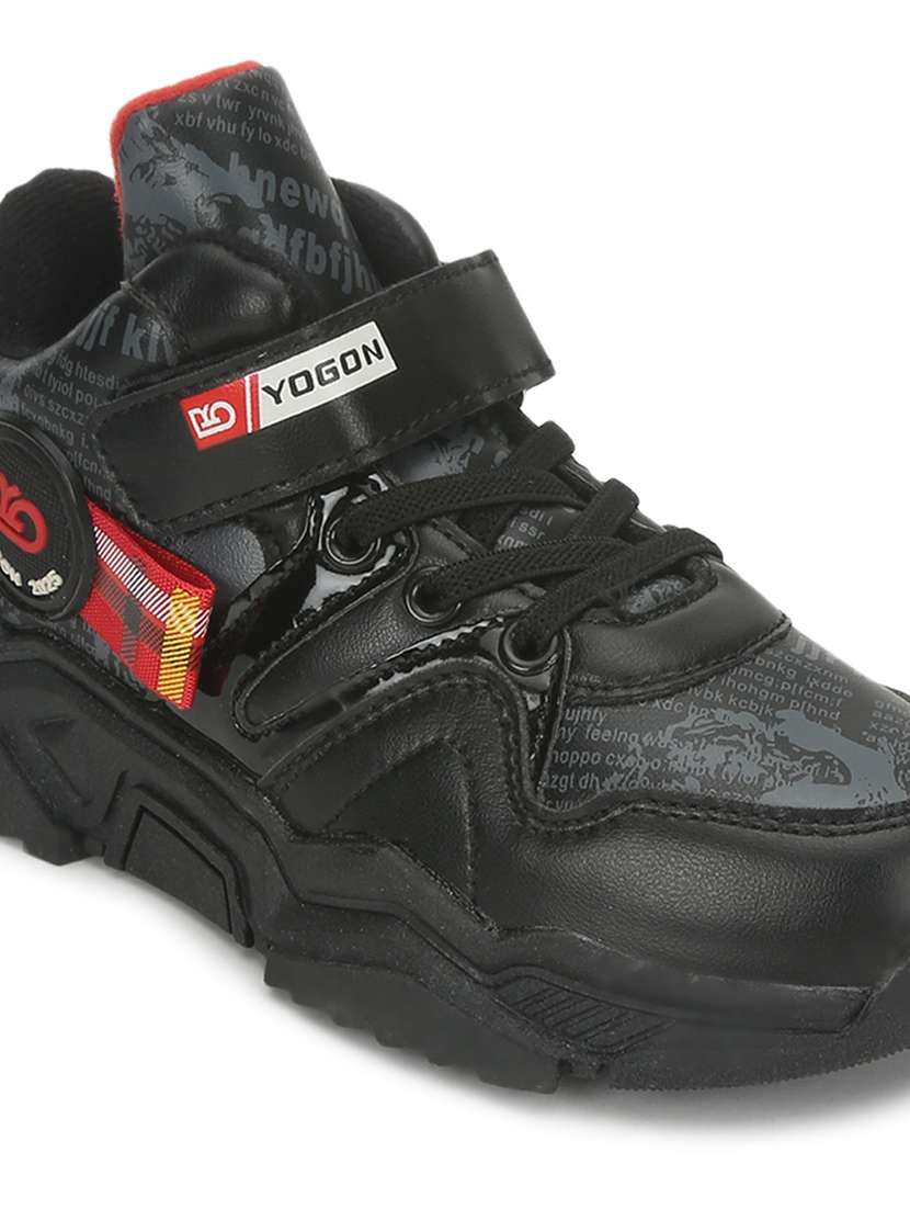 boy solid lace-up sneaker - 21638261 -  Standard Image - 5