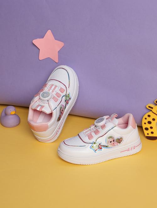 kids white solid sneaker - 21638296 -  Standard Image - 0