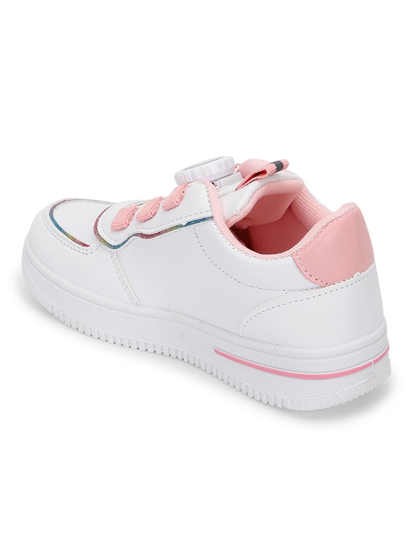kids white solid sneaker - 21638296 - Standard Image - 3