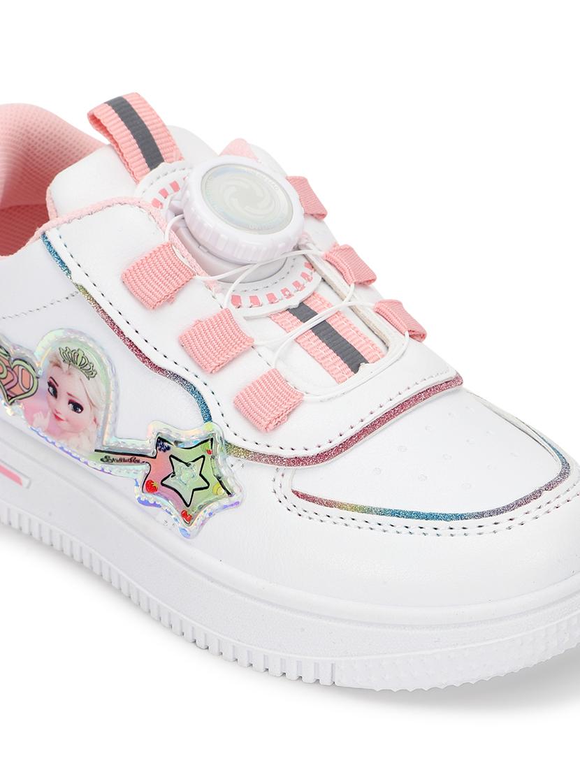 kids white solid sneaker - 21638296 - Standard Image - 5