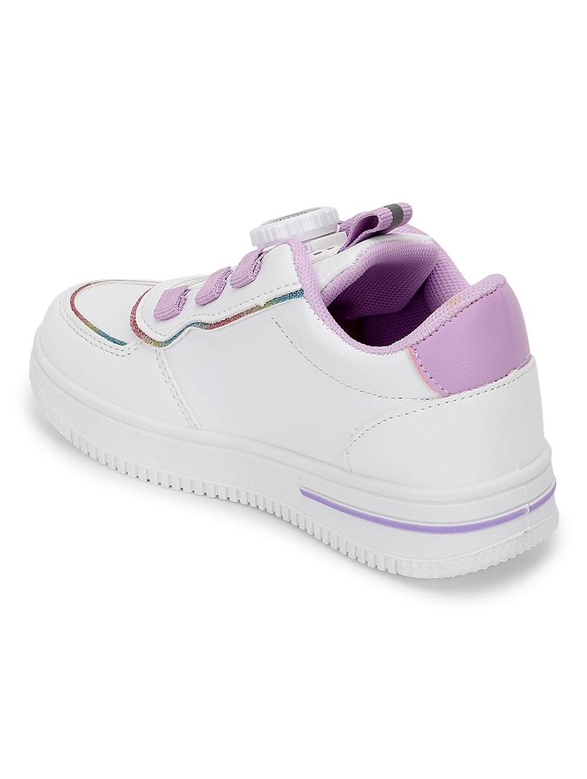 kids white solid sneaker - 21638297 - Standard Image - 3