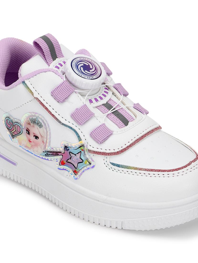 kids white solid sneaker - 21638297 - Standard Image - 5