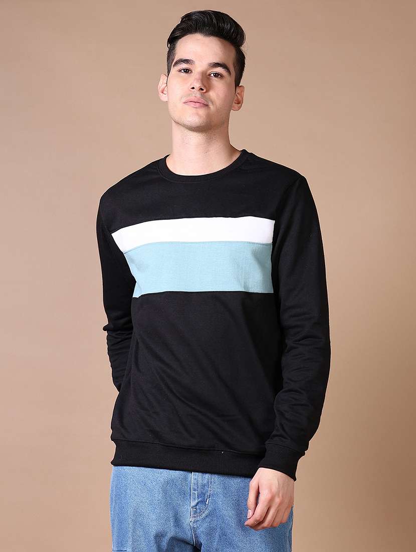 men long sleeve regular fit sweatshirt