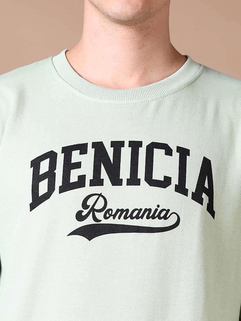 men chest print long sleeve sweatshirt - 21638391 -  Standard Image - 5