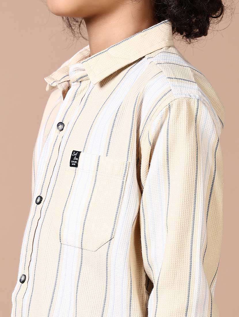 boys long sleeves striped shirt - 21638420 -  Standard Image - 5