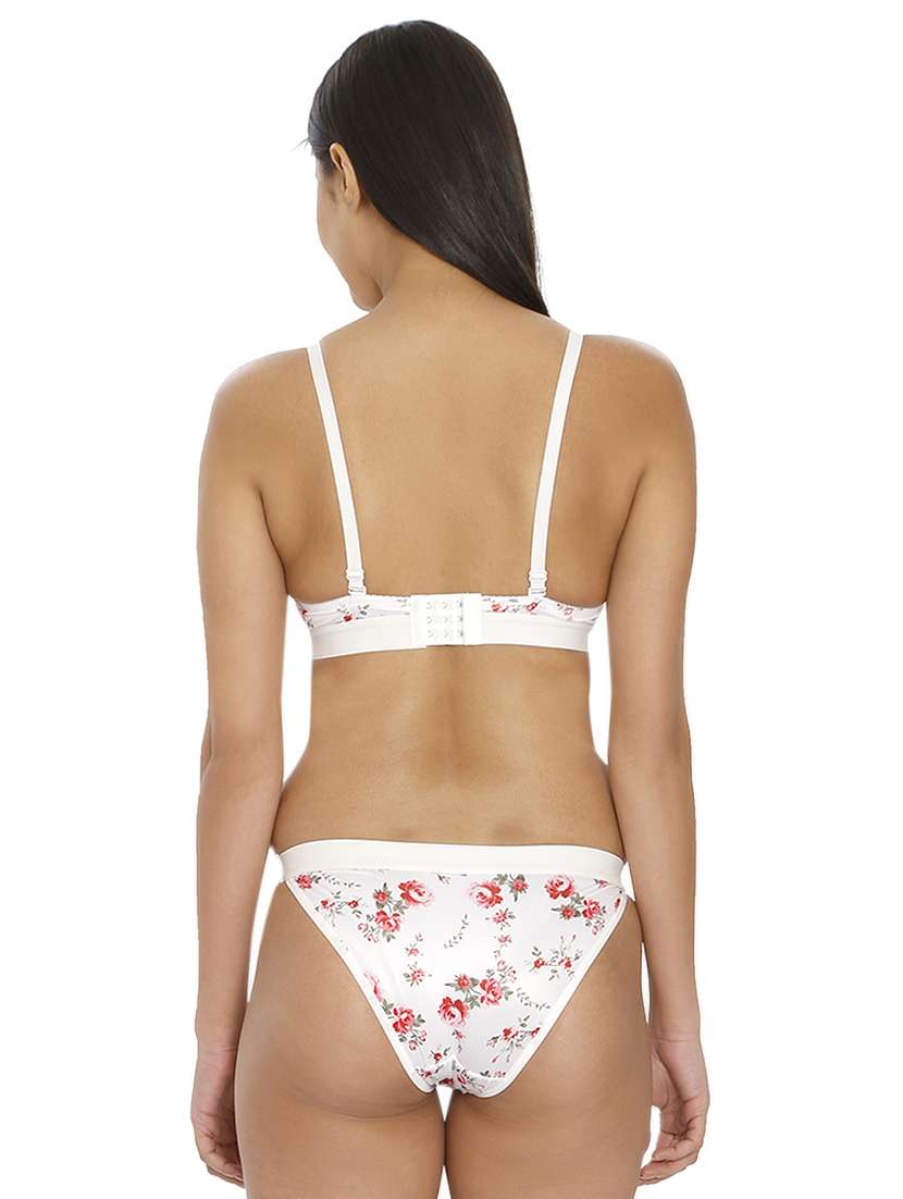 women floral bra and panty set - 21638622 -  Standard Image - 3