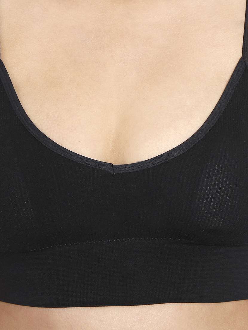 women solid bra and panty set - 21638623 -  Standard Image - 5