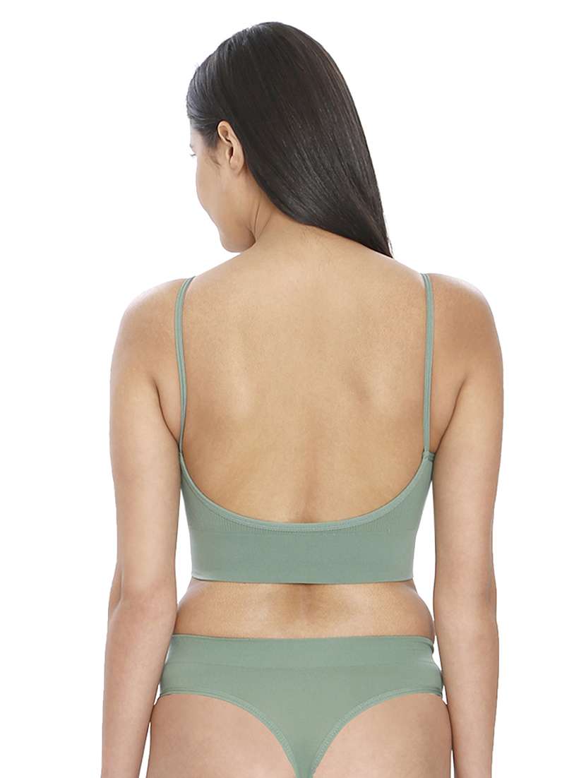 Women Solid Bra And Panty Set - 21638625 -  Standard Image - 3