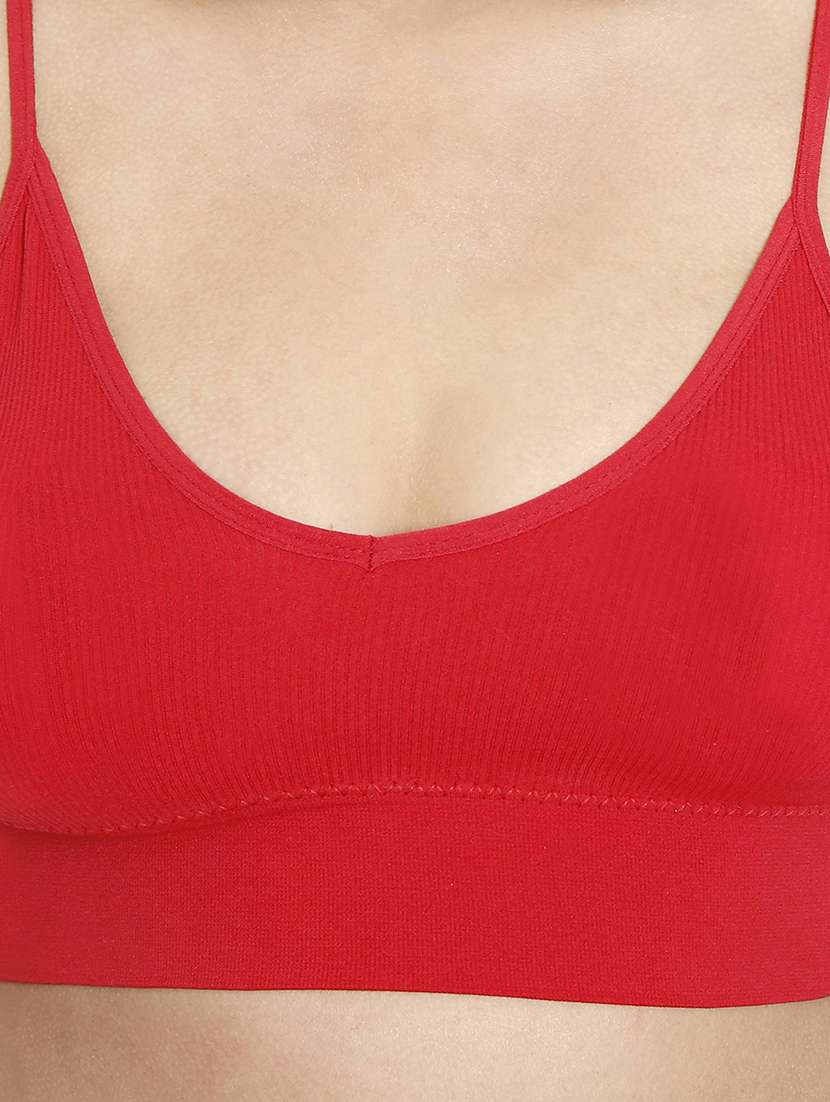 women solid bra and panty set - 21638626 -  Standard Image - 5