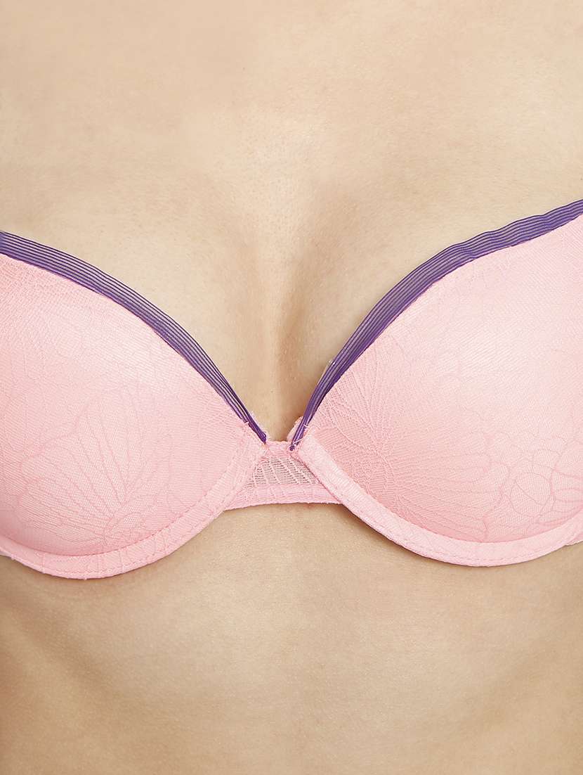 women solid bra and panty set - 21638635 -  Standard Image - 5