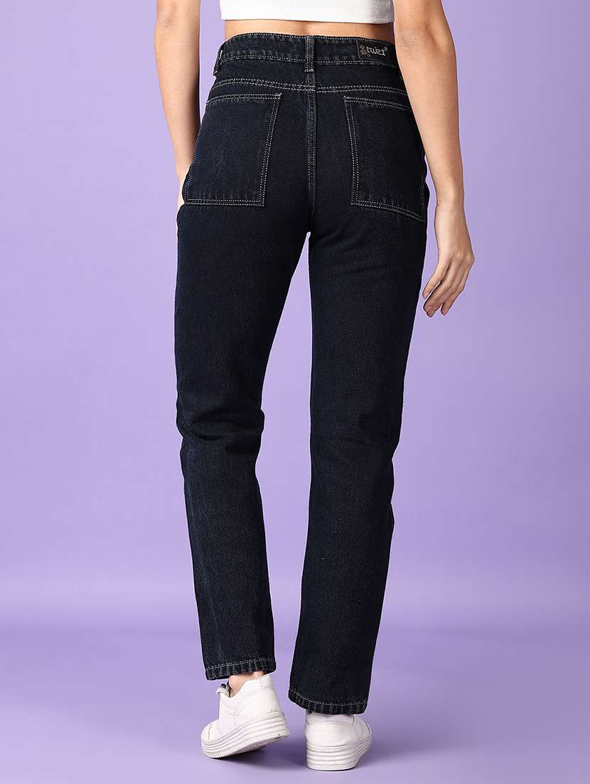 women denim ankle length jeans - 21638774 - Standard Image - 3