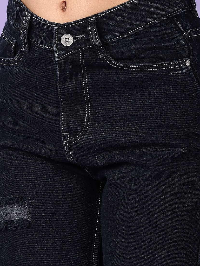 women denim ankle length jeans - 21638774 - Standard Image - 5
