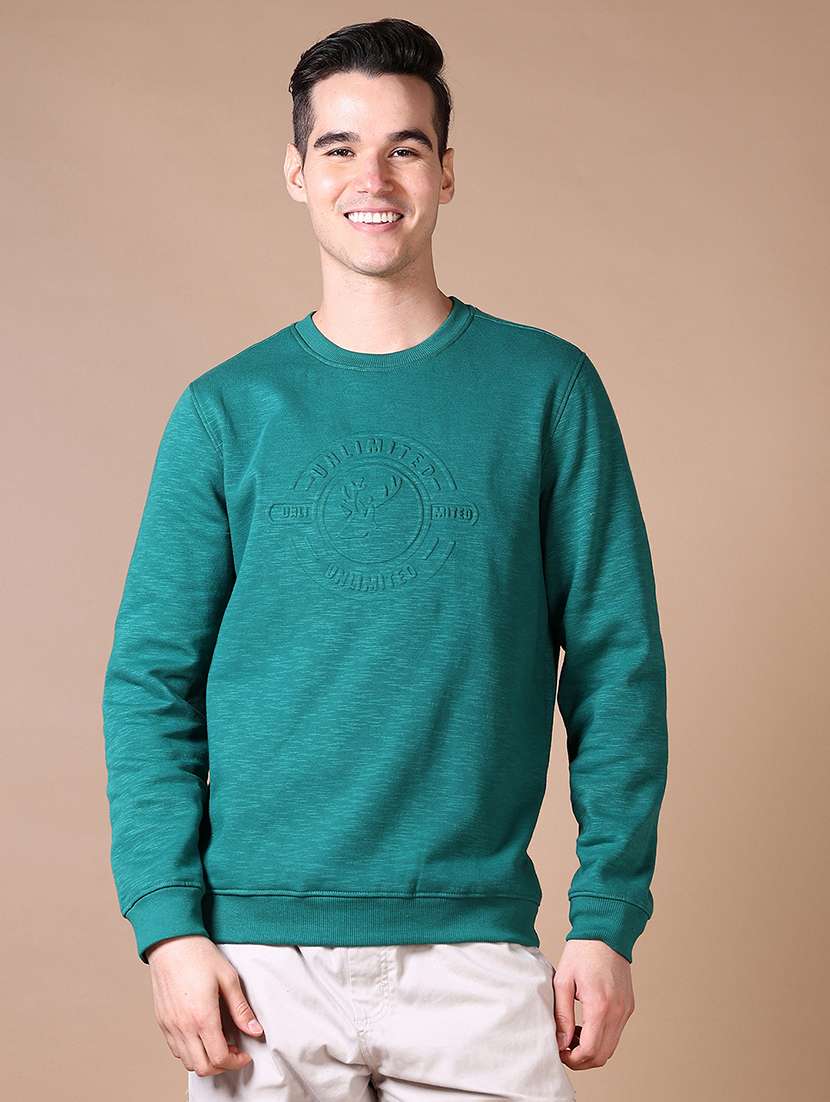 men long sleeve regular fit sweatshirt