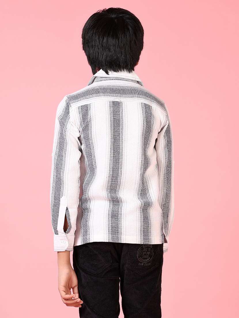 boys long sleeves striped shirt - 21638782 -  Standard Image - 3