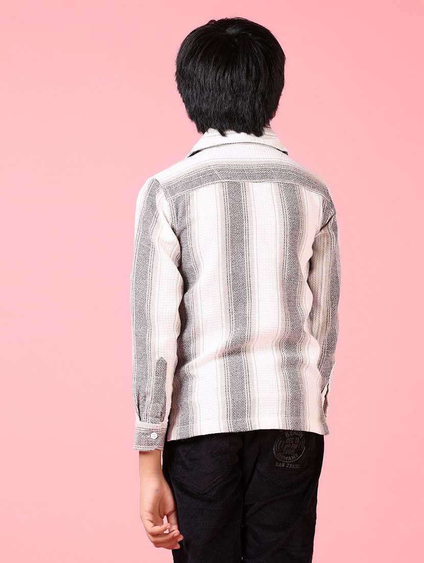 boys long sleeves striped shirt - 21638783 -  Standard Image - 3