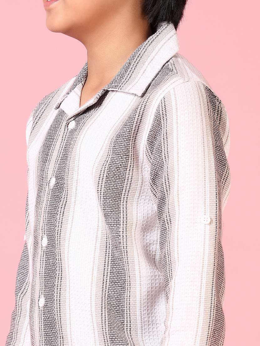 boys long sleeves striped shirt - 21638783 -  Standard Image - 5