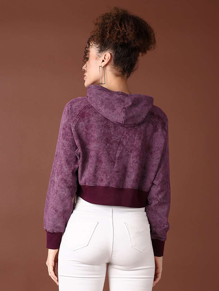 women long sleeves chest print sweatshirt - 21638785 -  Standard Image - 3