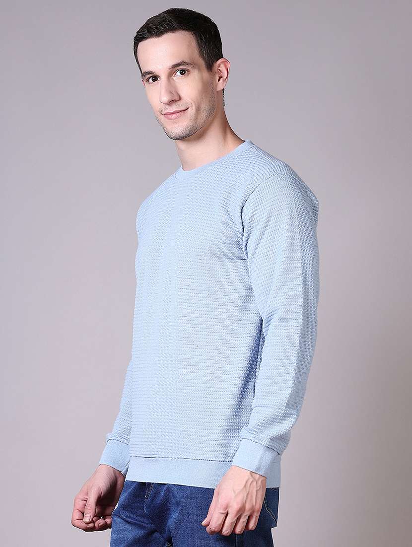 men self design long sleeve regular fit pullover - 21638792 -  Standard Image - 5