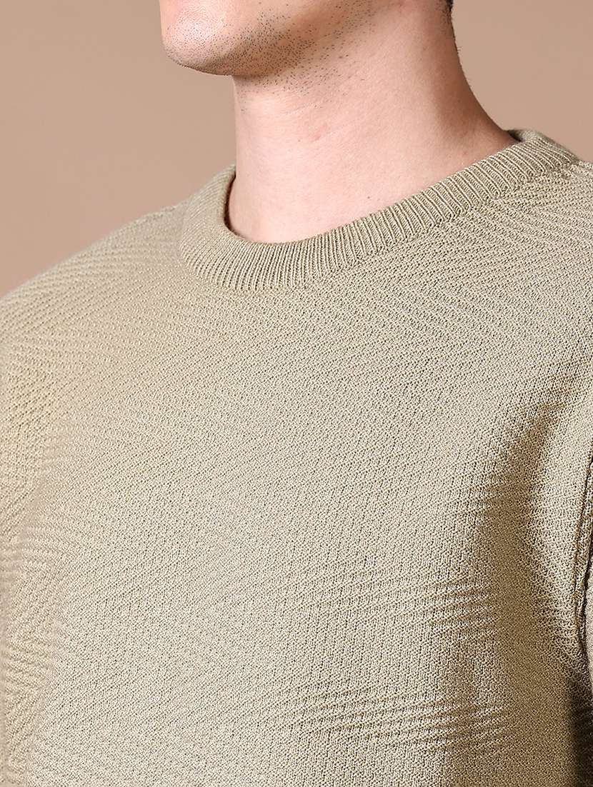 men self design long sleeve pullover sweater - 21638797 -  Standard Image - 5