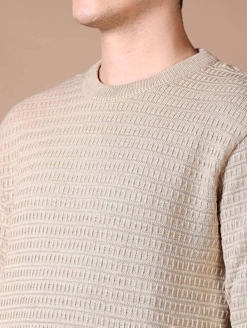 men self design long sleeve pullover sweater - 21638798 -  Standard Image - 5