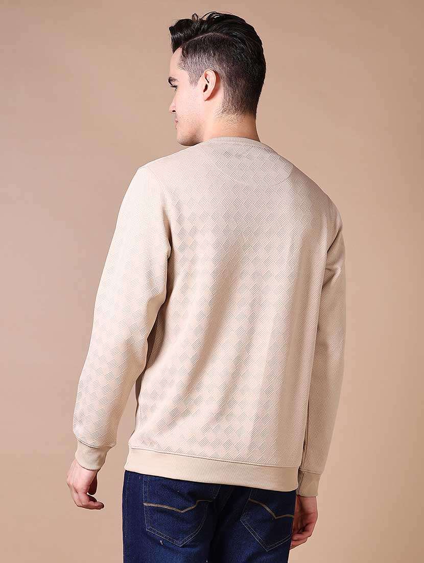 men self design long sleeve sweatshirt - 21638806 -  Standard Image - 3