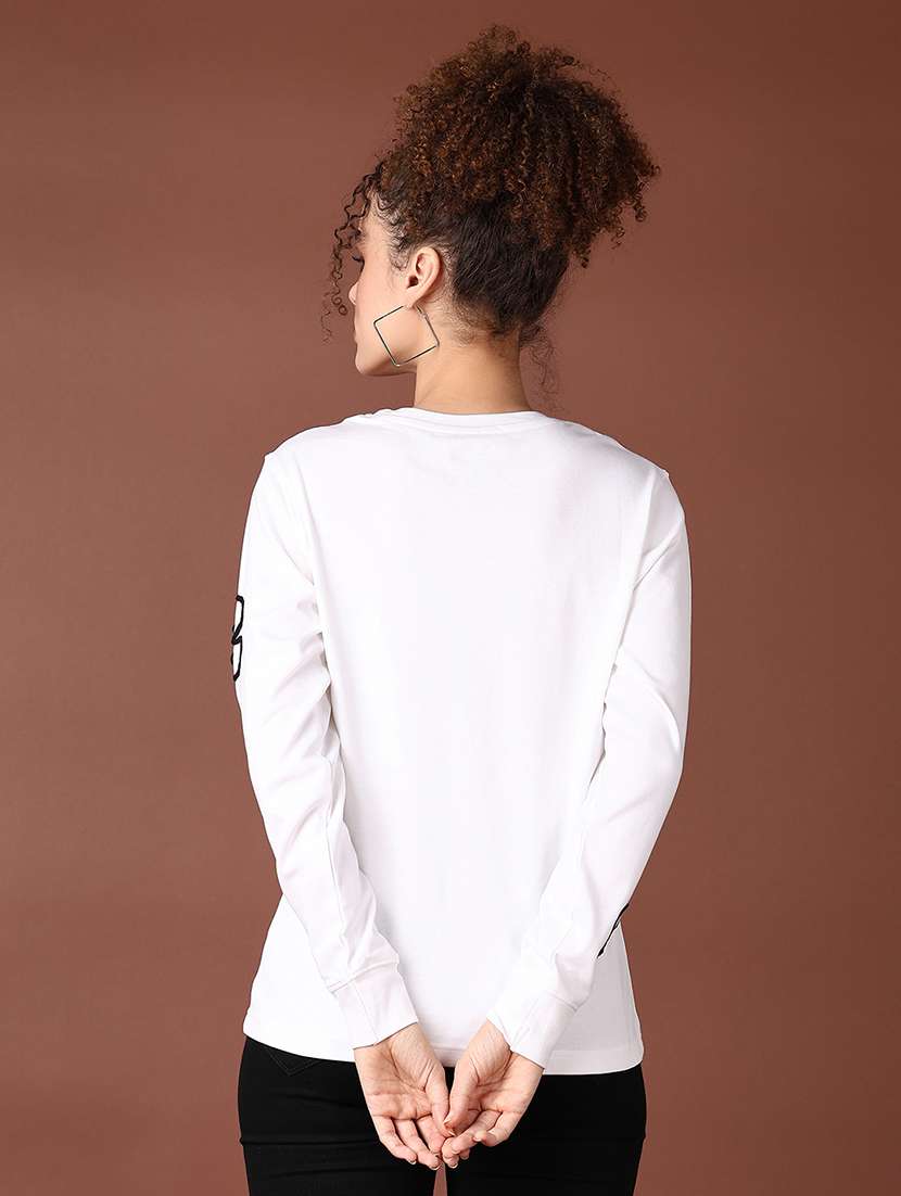 women long sleeves embroidered sweatshirt - 21638809 -  Standard Image - 3