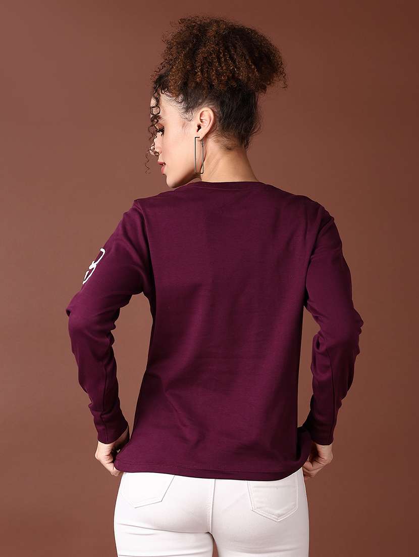 women long sleeves embroidered sweatshirt - 21638810 -  Standard Image - 3